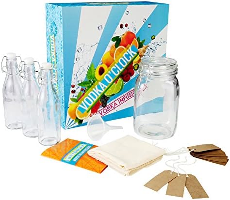 Kits D Infusion De Vodka Ou De Gin A Faire Soi Meme Coffret Cadeau Contient 2 Recettes Gratuites Et Une Application Gratuite Avec 35 Recettes Vodka Amazon Fr Cuisine Maison
