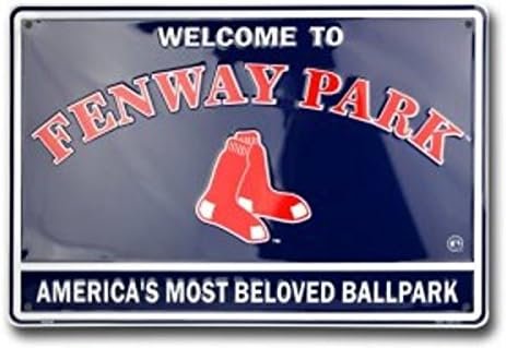 Dixie Boston Red Sox Fenway Park Metal Parking Sign