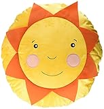 Ikea Soligt Cushion Pillow Yellow Orange Smiling Sunshine Accent Kids Children Toy Throw