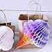 Supla Ice Cream Party Decorations Set 6.56' Ice Cream Paper Garland Banner and 7 Ice Cream Tissue Paper Ice Cream Cone Honeycomb Balls 12.4