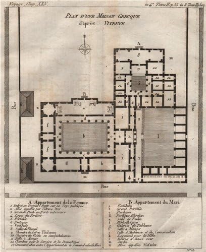 Ancient Greece Greek House Plan Plan D Une Maison Grecque