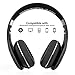 IYELLOW Zombies Cat On-Ear Foldable Headphone with Microphone Bluetooth Wireless Powerful Bass Stereo Volume Control Adjustable Comfortable Headset(Black)