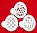 Designer Stencils Faberge Easter Egg Stencils, Beige/Semi-Transparent