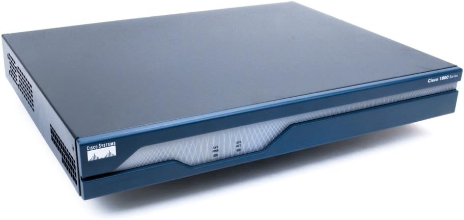 Cisco CISCO1841 Router 10/100Mbps Ethernet LAN 128MB RAM 64MB Flash IOS Firewall