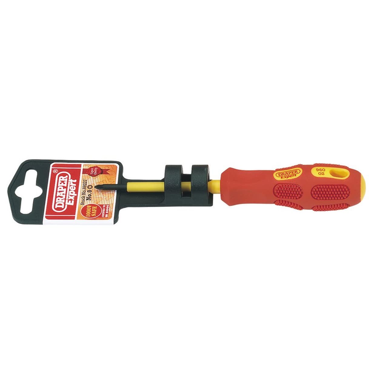 Draper Expert 69227 No. 0 x 60 mm Fully Insulated Pozidriv-Type Screwdriver โ image 1