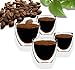 Sun's Tea (TM) Double Wall Espresso Coffee Cups/Vodka Shot Glass (Set of 4)