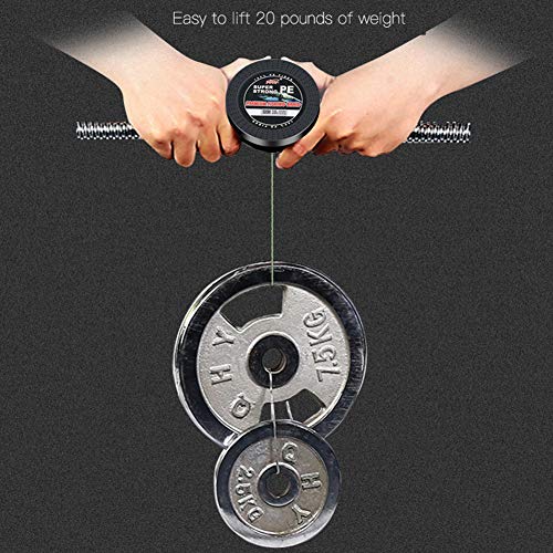 LPATTERN Angelschnür- 500M 4-Fach PE Angeln Geflochtene Schnüre, Rot, 0.8/0,14mm/ 6,8kg – Bild 5