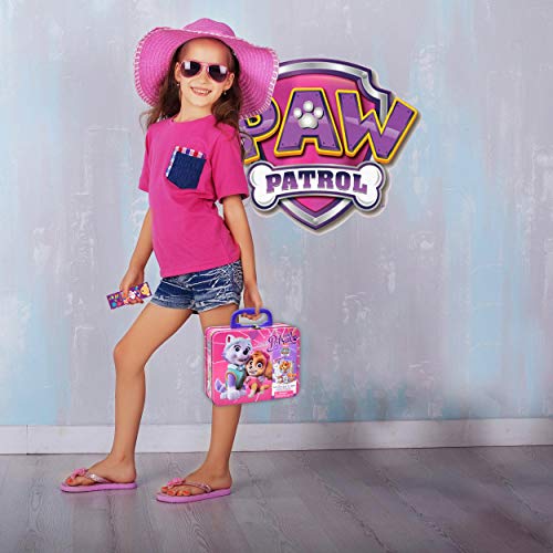Paw Patrol Coloring and Activity Tin Box, Includes Stickers, Gift