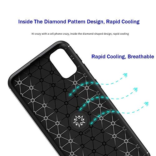 Designerz Hub® Samsung Galaxy A51 Sleek Rubberized Case with Chrome Plating Ring Stand Back Cover Case Designed for Sams