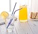 Reusable Stainless Steel Straws (Multicolor, 10.5