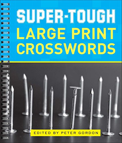 Super-Tough Large Print Crosswords by