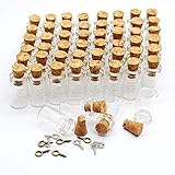 CTKcom 100pcs 0.5ml-extra Mini Tiny Clear Glass