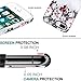 iPhone 8 Plus Case,iPhone 7 Plus Case,VIVIBIN Cute Floral and Grey Marble for Women Girls Clear Bumper Soft Silicone Rubber TPU Cover Slim Fit Protective Phone Case for iPhone 7 Plus/iPhone 8 Plus
