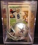 Dallas Cowboys NFL Helmet Shadowbox w/ Tony Romo card