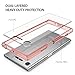 Ringke Fusion Compatible with Sony Xperia XZ1 Case Crystal Clear Minimalist Transparent PC Back TPU Bumper Drop Protection Scratch Resistant Natural Shape Protective Cover - Rose Gold