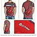 LC Prime Sling Bag Backpack Chest Shoulder Compact Fanny Sack Satchel Outdoor Bike nylon fabric red