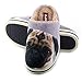 Cute Funny Unisex Animal Cartoon Pattern Winter Warm Thick Slipper, Pug, 9.5-10 B(M) US/44-45 EU