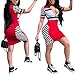 Kafiloe Women Casual Polo Neck Short Sleeve Front Zipper Bodycon Pencil Midi Dress Sexy Party Clubwear