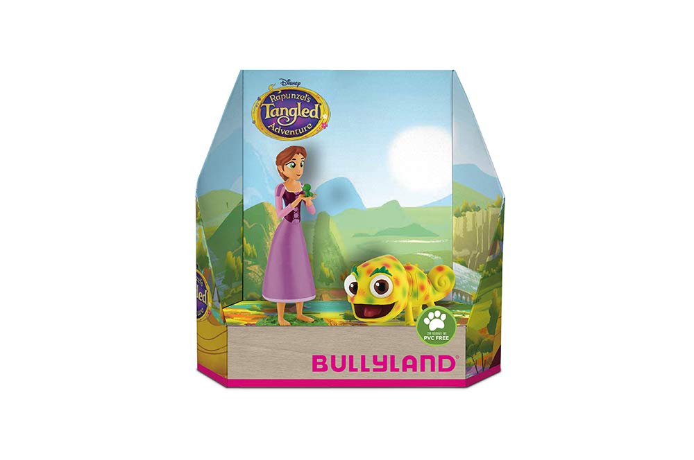 Bullyland 13462 ? Walt Disney Rapunzel ? Rapunzel and Pascal, lovingly hand-painted figures, PVC great gift for boys and girls for imaginative play