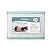 BreathableBaby Deluxe Embossed Mesh Crib Liner, White/Seafoam