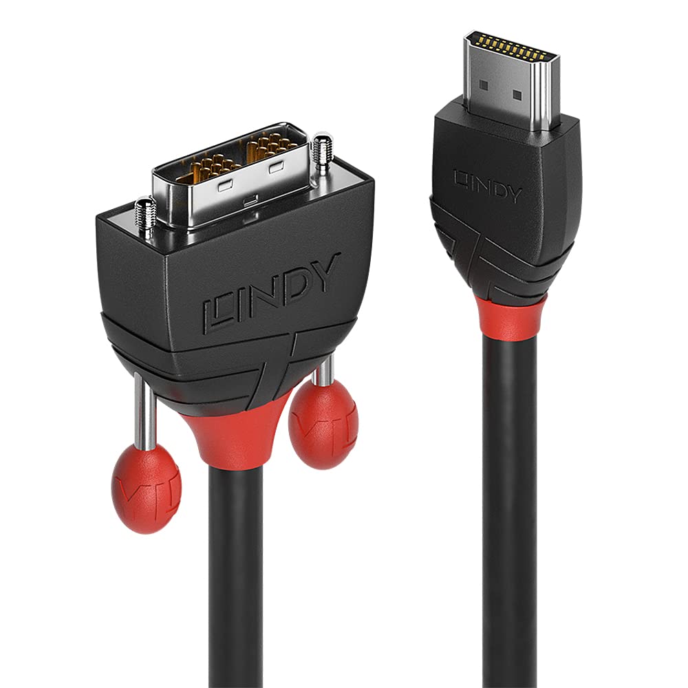 LINDY 5 m HDMI to DVI Cable Line - Black