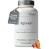 NOOT Aguaje Oil Softgels 1000mg, Natural Phytoestrogen Supplement for Women, Feminine Wellness & Hormone Support, Organic Peruvian Aguaje for Skin Glow, Hair Strength, Curve Enhancer, 60 Softgels