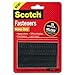 Scotch Mounting, Fastening & Surface Protection RFD7091 Interlocking Fasteners Strips,4, Black,2 count