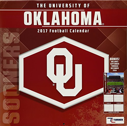 The University of Oklahoma Sooners 2017 Football Calendar by 