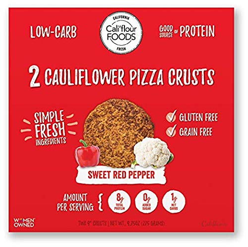 Cali'flour Foods Pizza Crust (Variety Pack, 6 Boxes, 12 Crusts) - Fresh Cauliflower Base | Low Carb, High Protein, Gluten and Grain Free | Keto Friendly - Thumbnail 2