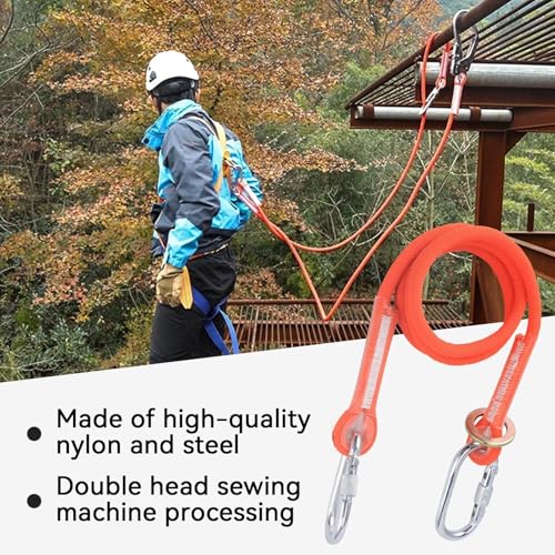 HERCHR 1.6M Small Safety Belt Buckle for Airwork Falling Protection Lanyard