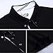 EAGEGOF Men's Shirts Golf Polo Shirt Short Sleeve Tshirts T Tech Moisture-Wicking Breathable Casual Black