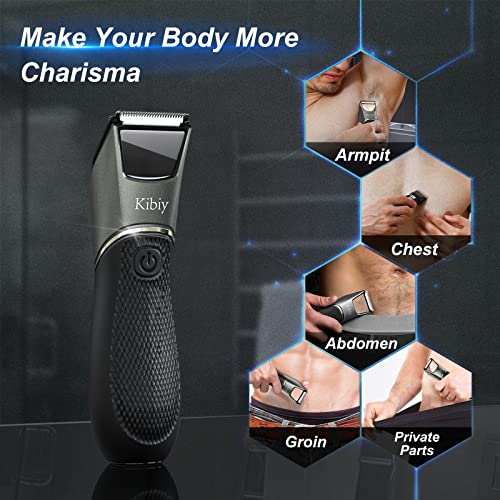 Electric Body Trimmer for Men, Kibiy Groin Hair Trimmer Body Groomer
