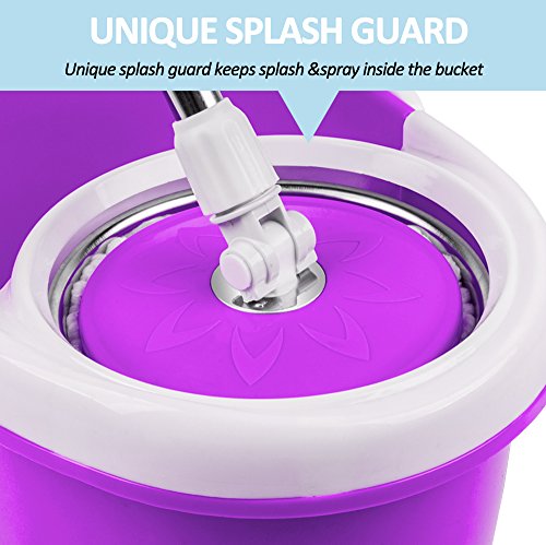 image for Valuebox 360°Spin Mop with Stainless Steel Bucket System Extended Len