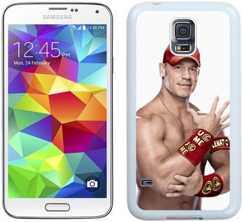 Wwe Superstars Collection Wwe 2k15 John Cena 12 White Durable Hard Plastic Samsung Galaxy S5 I9600 G900a G900v G900p G900t G900w Protective Cover Case