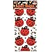 Gift Boutique 150 Halloween Cellophane Treat Bags Goodie Bag for Candy Clear Plastic Cello with Ties Spider Pumpkin Bat Corn Skeleton Designs for Kids Cookie Goodies