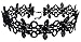 Zivyes Black Lace Floral Choker Punk Gothic Tattoo Necklace for 90s Women Girls (Style-B-6pcs)