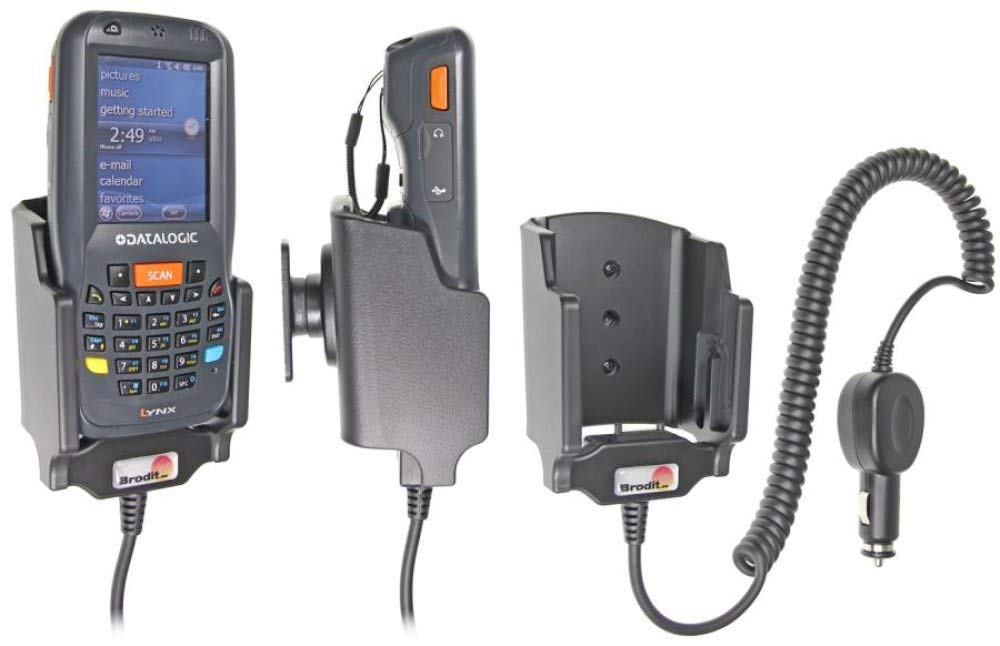 Brodit Active Holder with Cigarette Plug and Tilt Swivel for Datalogic LYNX
