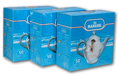 Manasul Tea 50's 3-Pack- Te Manasul (150 Total Tea Bags)