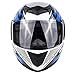 Typhoon Youth Full Face Motorcycle Helmet Kids DOT Street - Blue (Small)