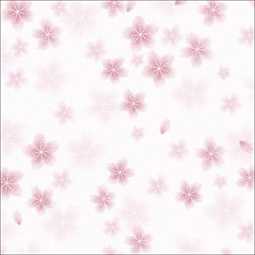 TAKA Roll Wrapping Paper 10 Sheets Of Cherry Blossoms 20.7 In x 29.5 In ( Made in Japan ) 49-7510
