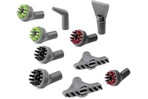 For Bissell For steam Cleaner Replacement Accessories 10 Pack for Models 39N7A 39N7V 39N7H 2994B Scraper Grout Brush and Angl