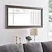 Naomi Home Framed Bevel Leaner Full Length Huge Floor Mirror XL Mirror Standing for Bedroom Oversize Mirrors Espresso 66 L x 32 W