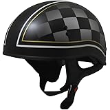 TORC T55 Spec-Op Motorcycle Half Helmet with Graphic and Drop-Down Sun Visor