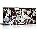 wall26 - Canvas Wall Art - Guernica by Picasso - Modern Home Decor Stretched and Framed Ready to Hang (18''x36'', j)