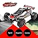Tuptoel RC Car 1:20 Crazy Speed Remote Control Car Off-Road Trucks 2.4 GHz 2WD Electric Vehicle Buggy Car Waterproof Drifting Car-Red