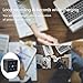 DUKONRIZ 3216558752 Mini Spy Cam, Hidden Camera HD 1080P Indoor/Outdoor Home Small Nanny Cam Security Cameras Built-in Magnetic&Wearable Surveillance Camera with Motion Detection Night Vision Cop cam