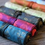 Jewelry Cylinder Roll (Large) - Silk Jacquard
