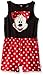 Disney Baby Girls' Minnie Mouse Knit Romper with 3D Bow