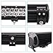 Northpole Light 20 Inch 126W Waterproof Spot Flood Combo LED Light Bar with 2PCS 18W Cree Flood LED Work Lights and 12V 40A Wiring Harness for Off Road,Jeep, Truck, Car, ATV, SUVthumb 4