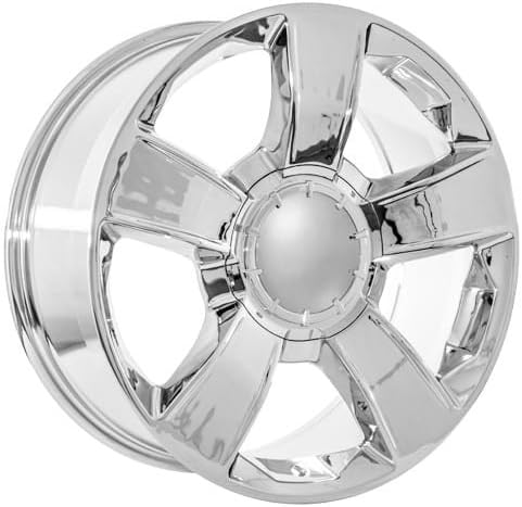 20 Chrome Wheels for GMC Sierra 1500 Yukon Denali Hollander 5651 Single Wheel